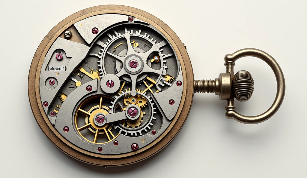 A person adjusting the pendulum of a grandfather clock.