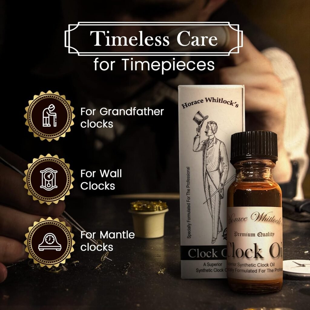 Horace Whitlock Synthetic Clock Oil