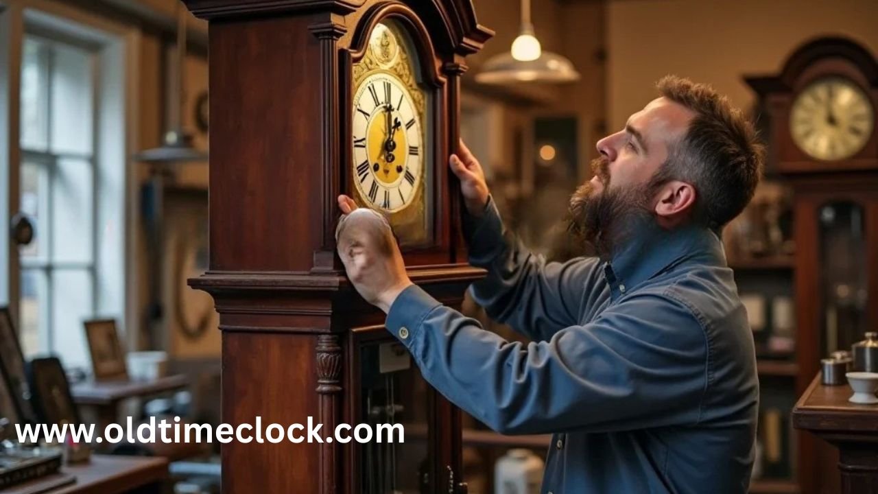 grandfather clock adjustment