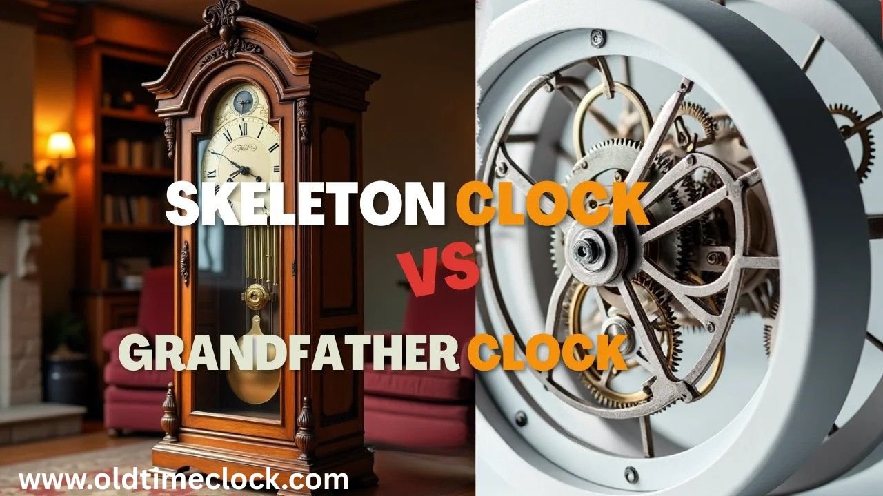 Skeleton Clock vs Grandfather Clock