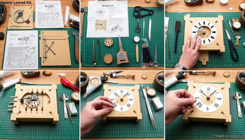 Emperor clock kit assembly process Emperor clock kit assembly process