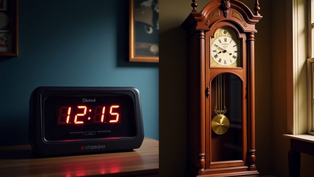 Skyscan Clock vs. Grandfather Clock 