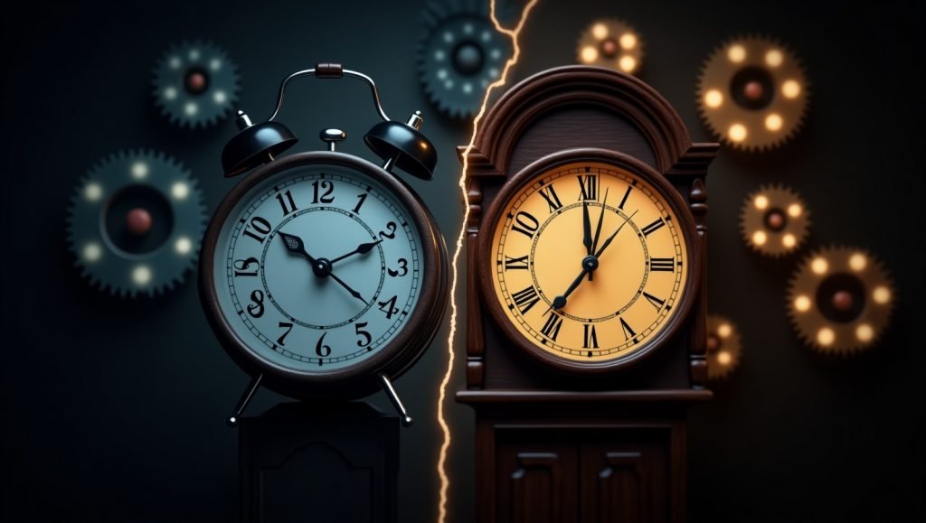 Quartz vs Grandfather Clock 