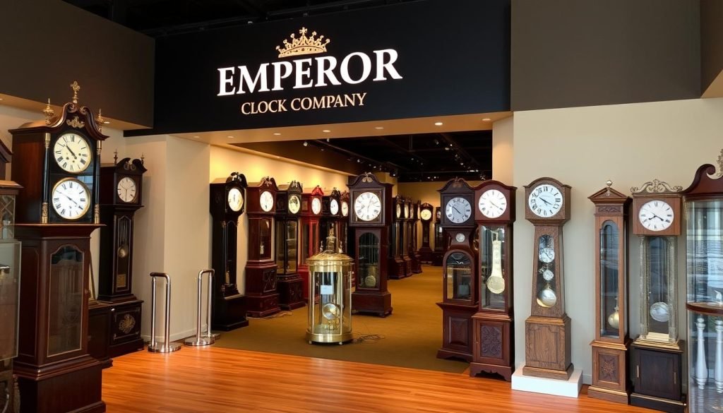 Image of Emperor Clock Company showroom Image of Emperor Clock Company showroom