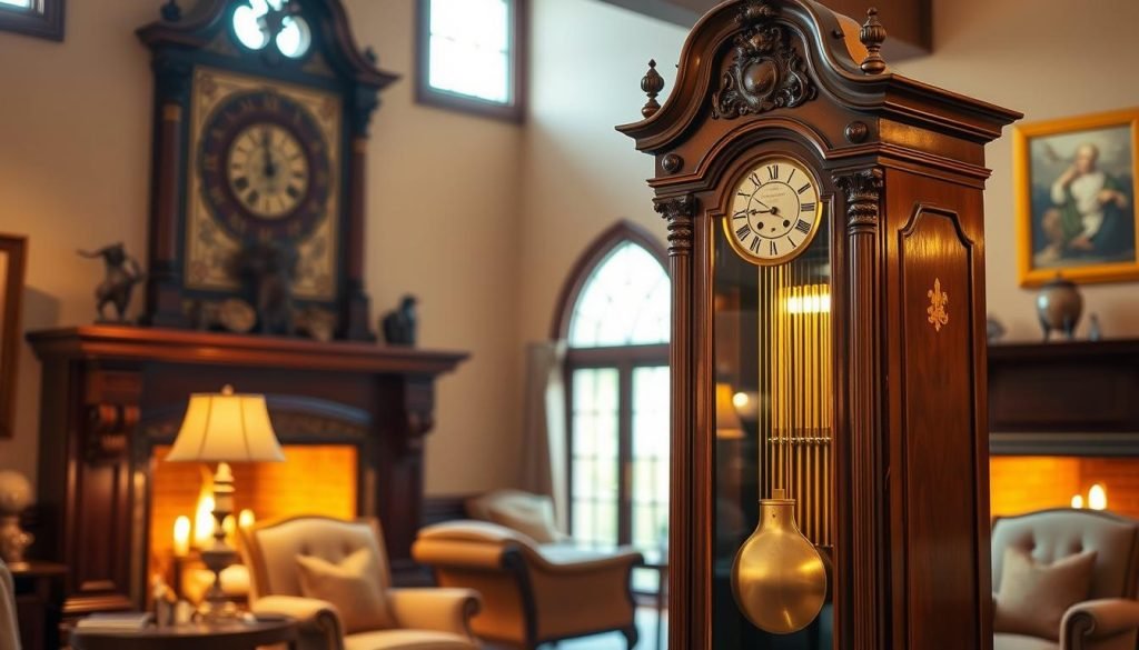 colonial grandfather clock​
