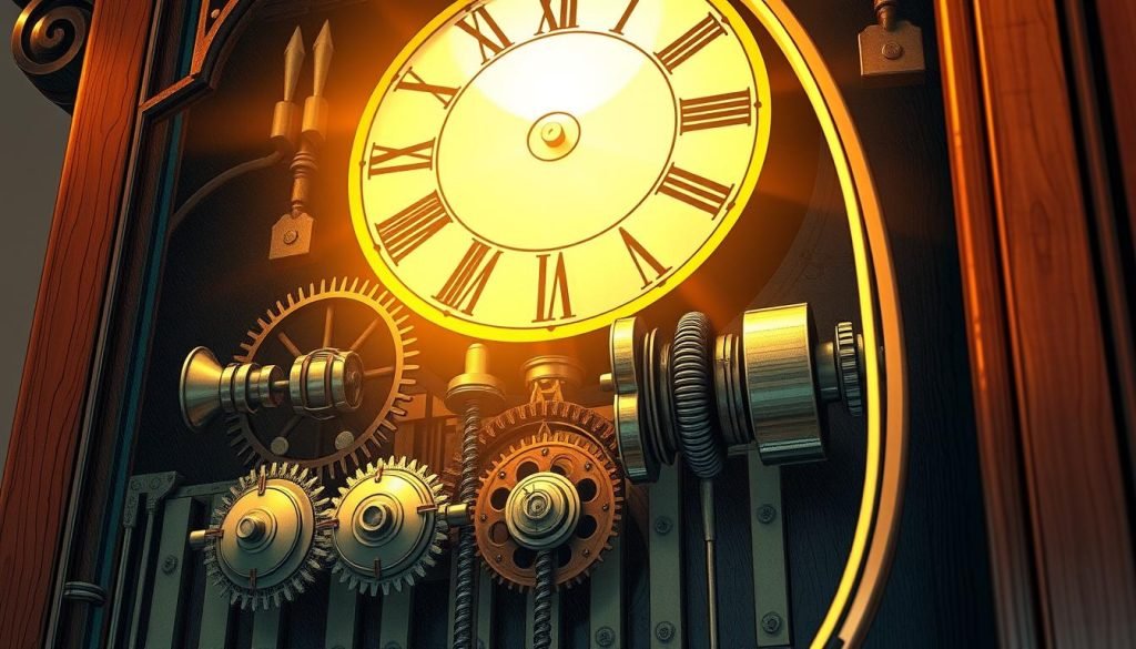 grandfather clock chime mechanism