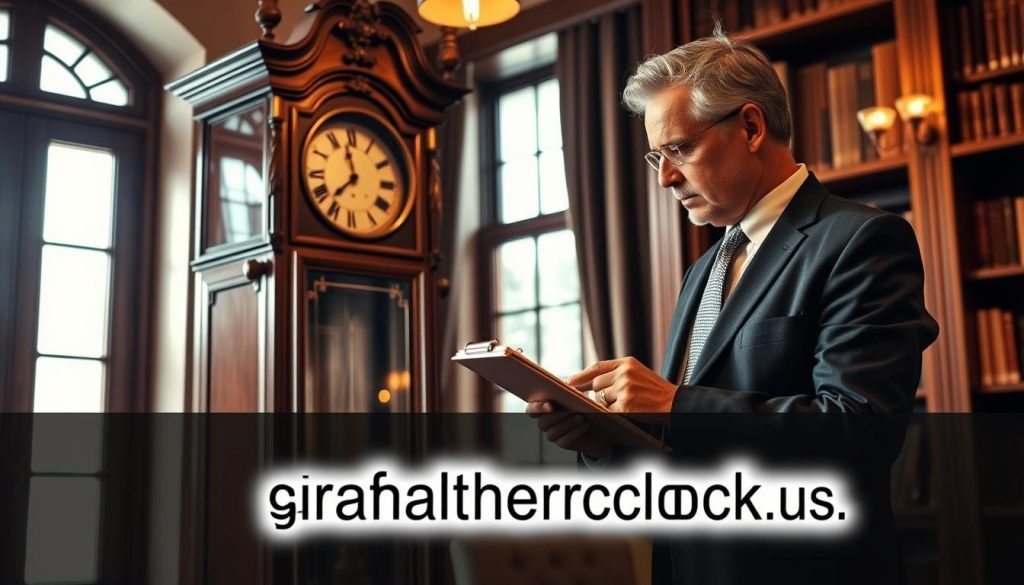 how to verify value of grandfather clock