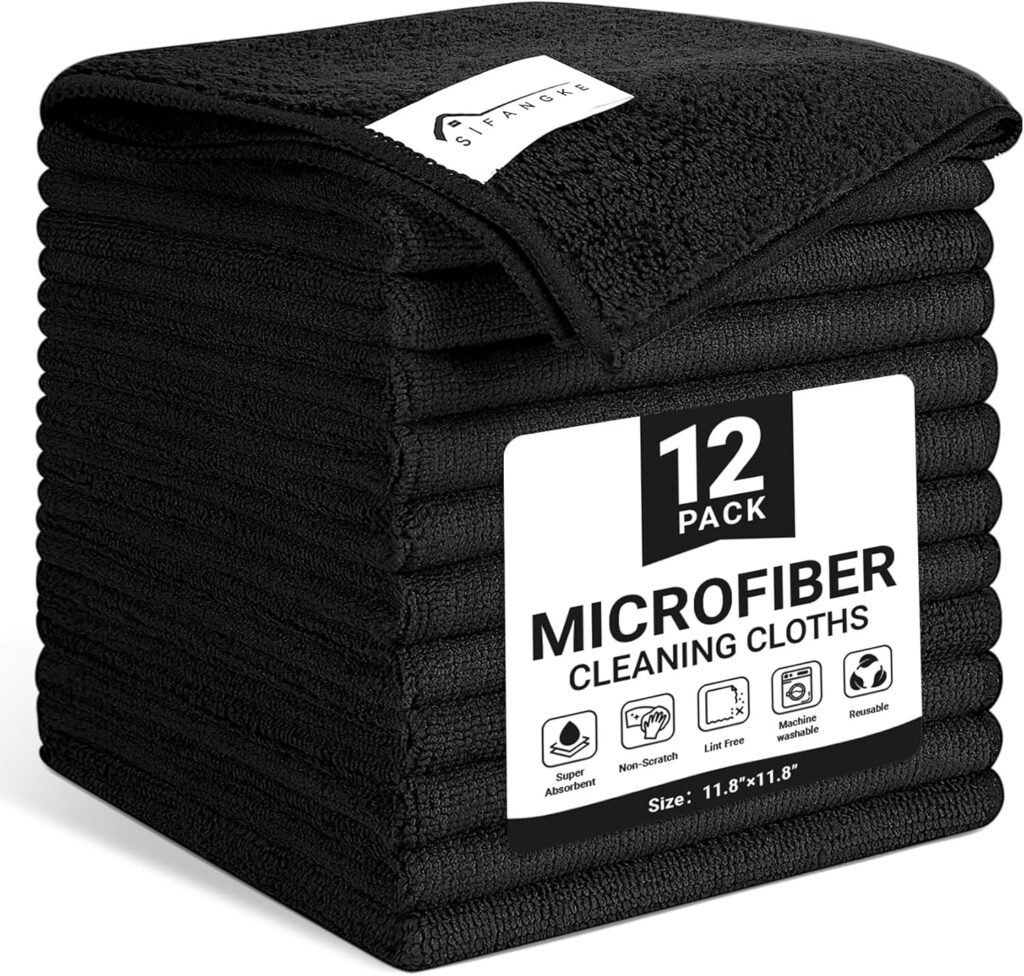 Eco-Fused Double-Sided Microfiber Cloths for Antique Clock Cleaning