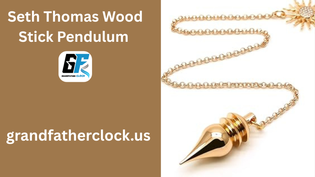 Full grandfather clock pendulum and replacement kit including bob, rod, and parts.