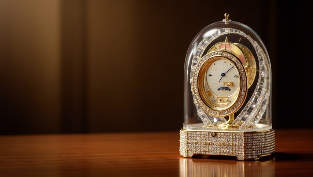 A luxurious Cartier Mystery Clock