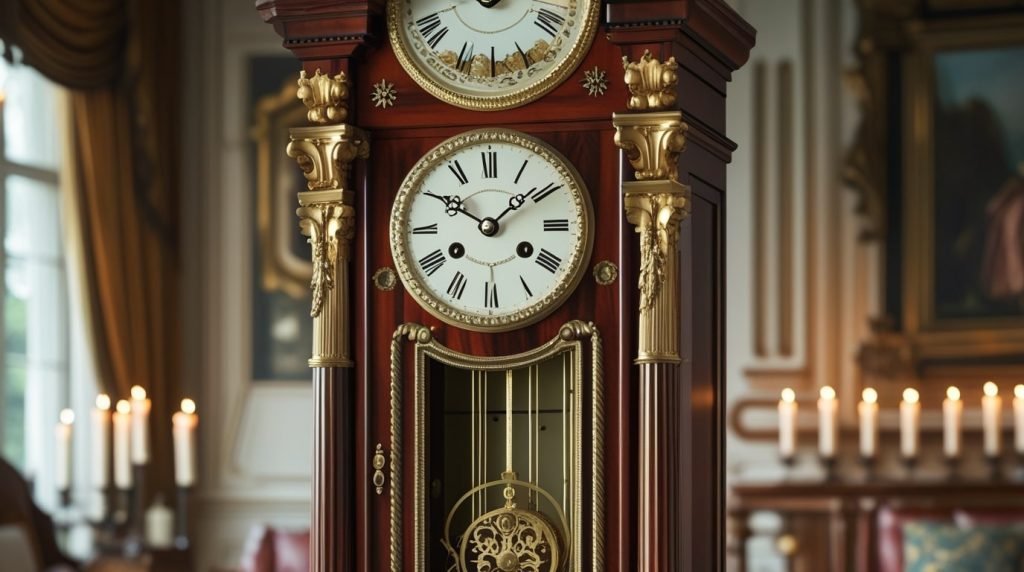 The Elegant Empire Grandfather Clock of the 19th Century