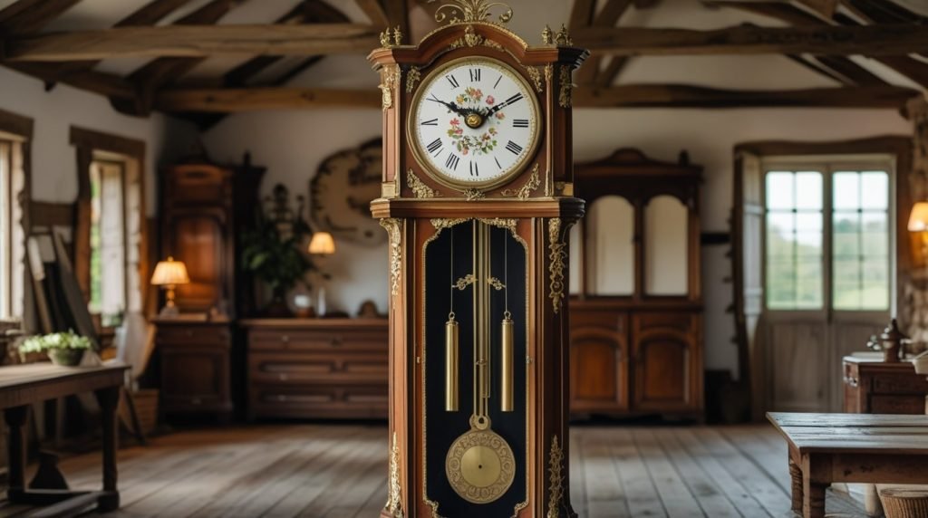The Classic French Comtoise Grandfather Clock