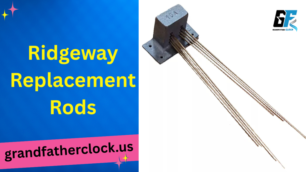 : Universal replacement chime rod set for grandfather clock mechanism