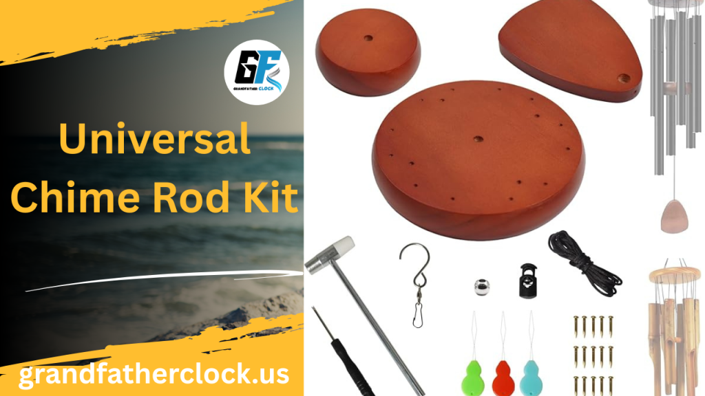 Close-up of polished chime rods for grandfather clock restoration

