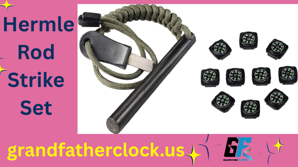 Side-by-side view of damaged and new chime rods for grandfather clock