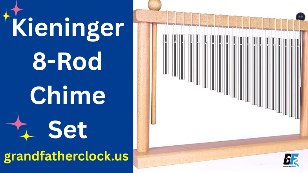 Technician installing chime rods for grandfather clock movement system