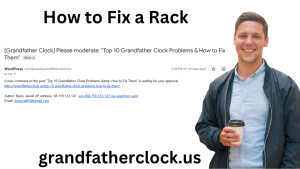 How to Fix a Rack That Won’t Drop Fully onto the Snail